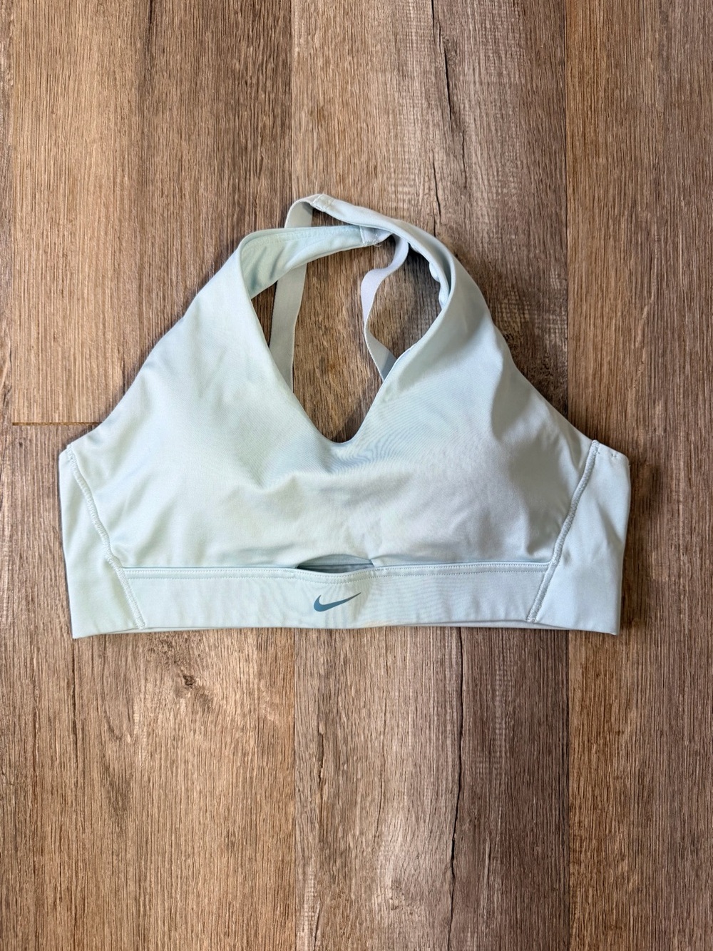 NIKE Pale Aqua Racerback Sports Bra